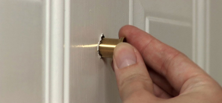 peephole door repair in Menlo Park